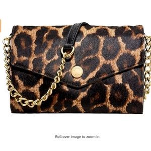 Michael Kors Calfhair Cheetah Crossbody purse